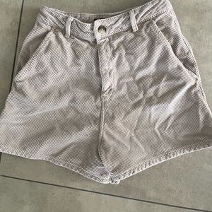 Corduroy shorts zara